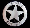 Deputy Sherrif Star Belt Buckle