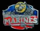 Colored Marines Belt Buckle