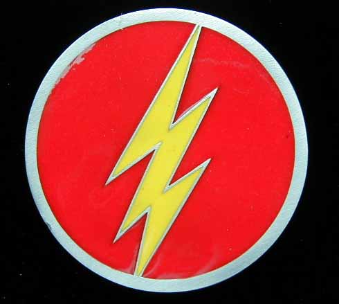 4623E Lightning Bolt (The Flash) 2 9/16" in Diameter