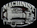 Colored Machinist Belt Buckle